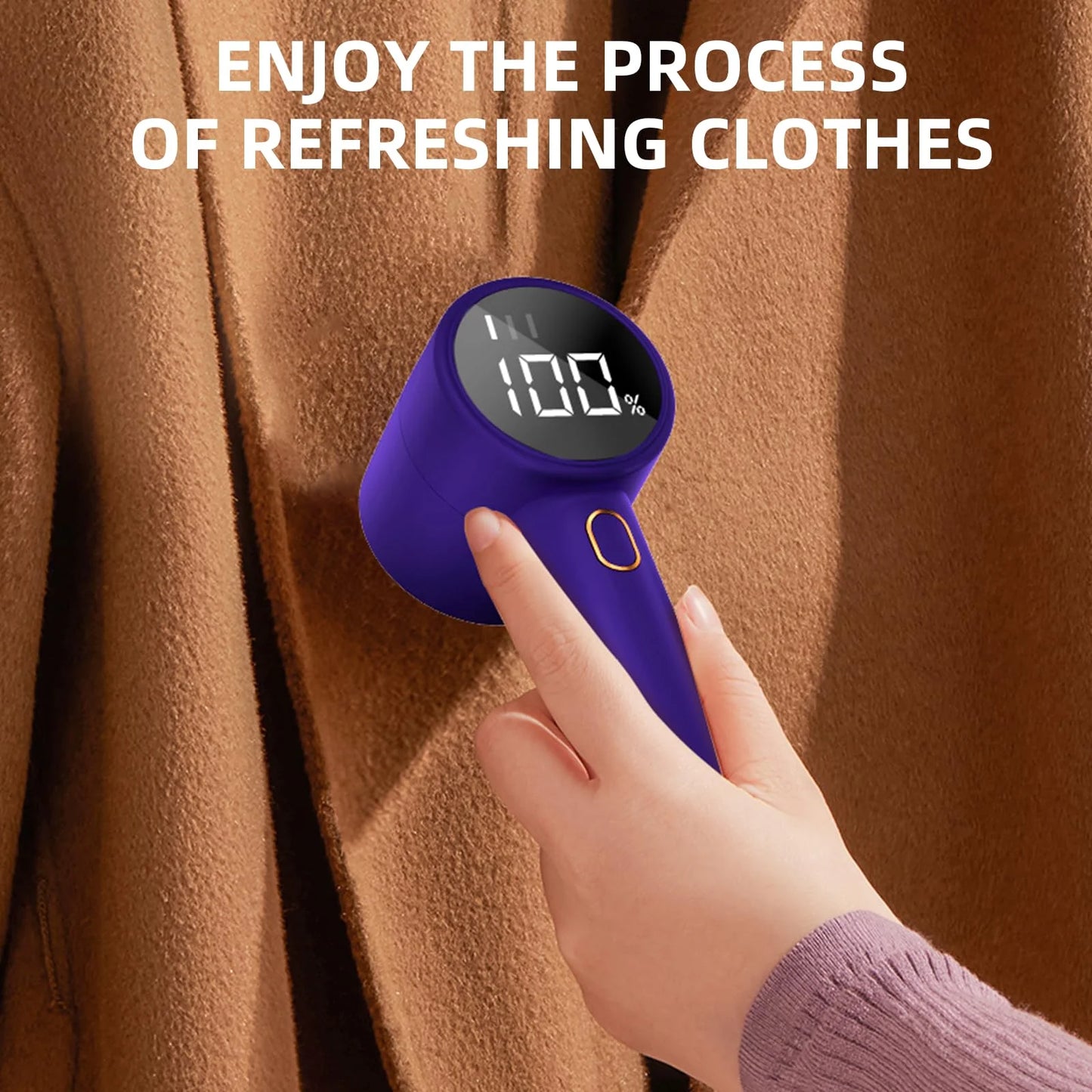 Fabric Shaver, Lint Remover Rechargeable, Electric Portable Sweater to Remove Pilling for Clothes, Furniture, Sweater, Couch, Blanket